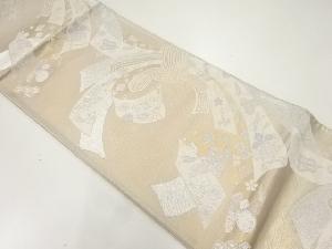 束ね熨斗に宝尽くし模様織出し袋帯